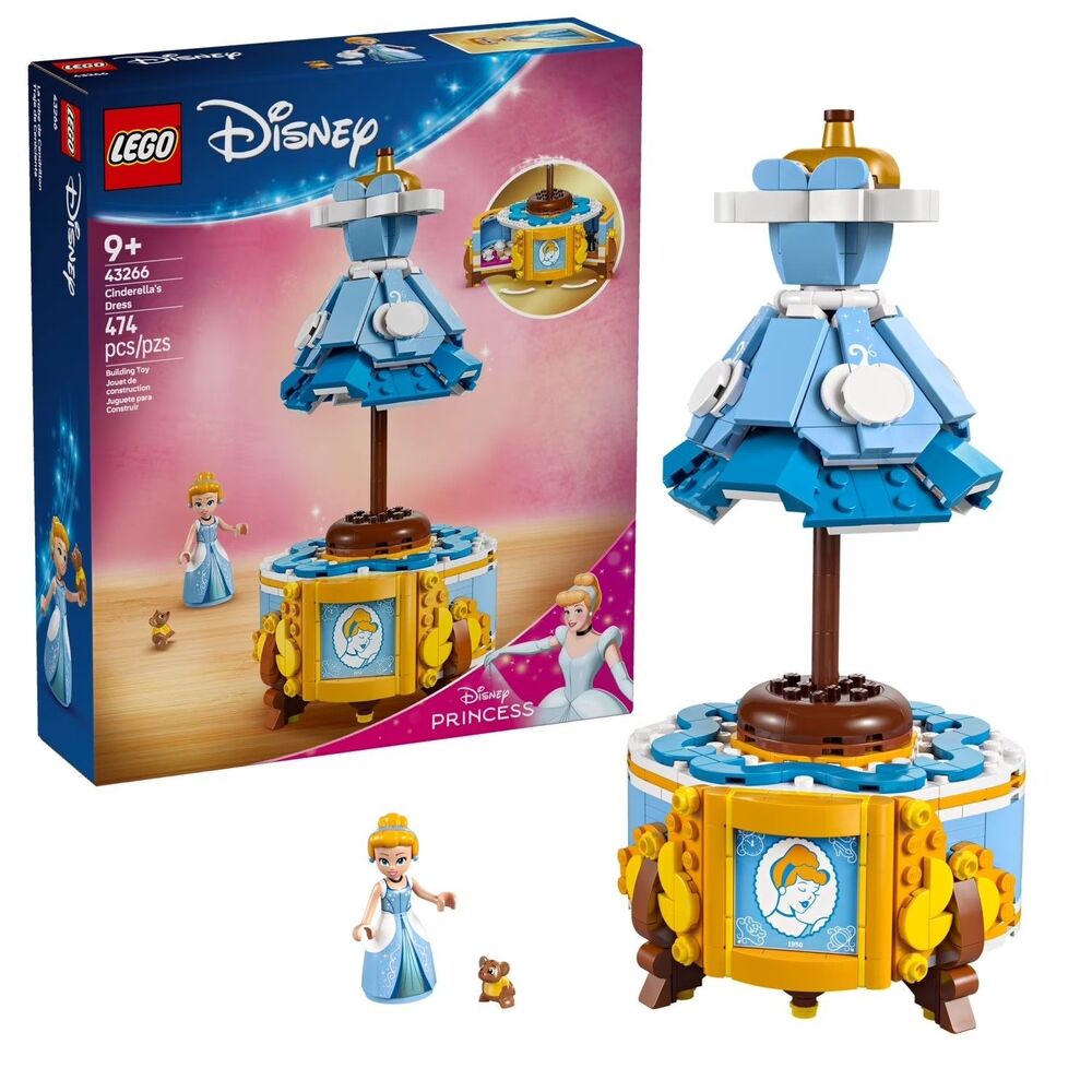 LEGO Disney Princess Cinderella's Dress # 43266 Toy 474 Pieces New in Box